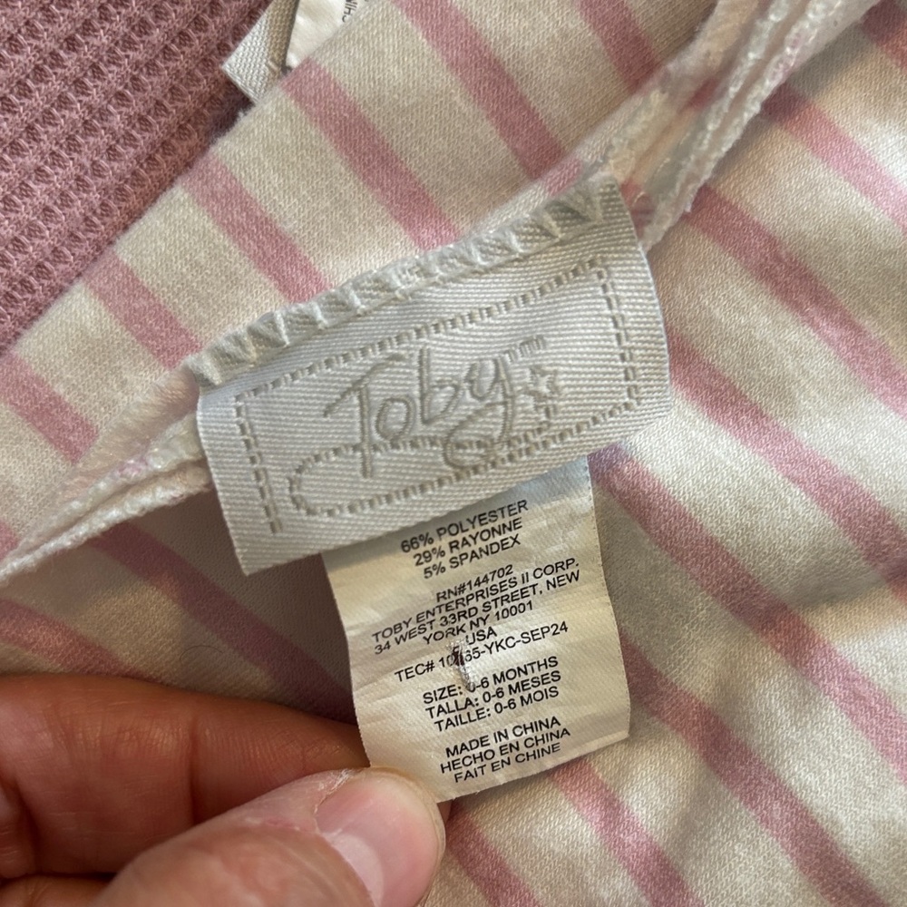 Three-Piece Pink Baby receiving Blanket Set - Picture 5 of 8